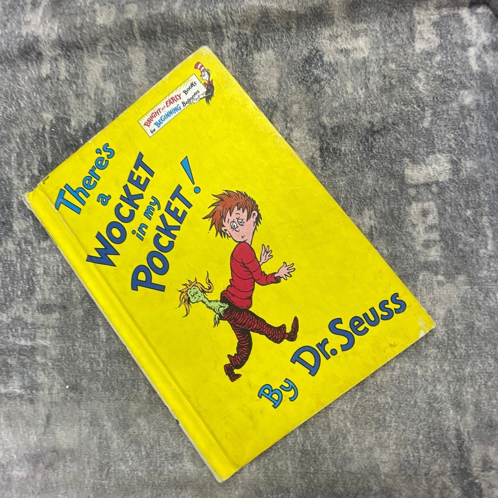 There's a Wocket in my Pocket Dr Seuss Hardcover Book Bright Early Beginner